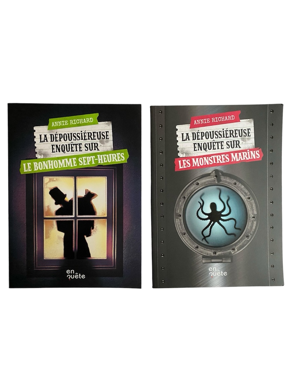 2 pour 1 - Annie Richard Livres Mystère Enfants - La Dépoussiéreuse Enquête
